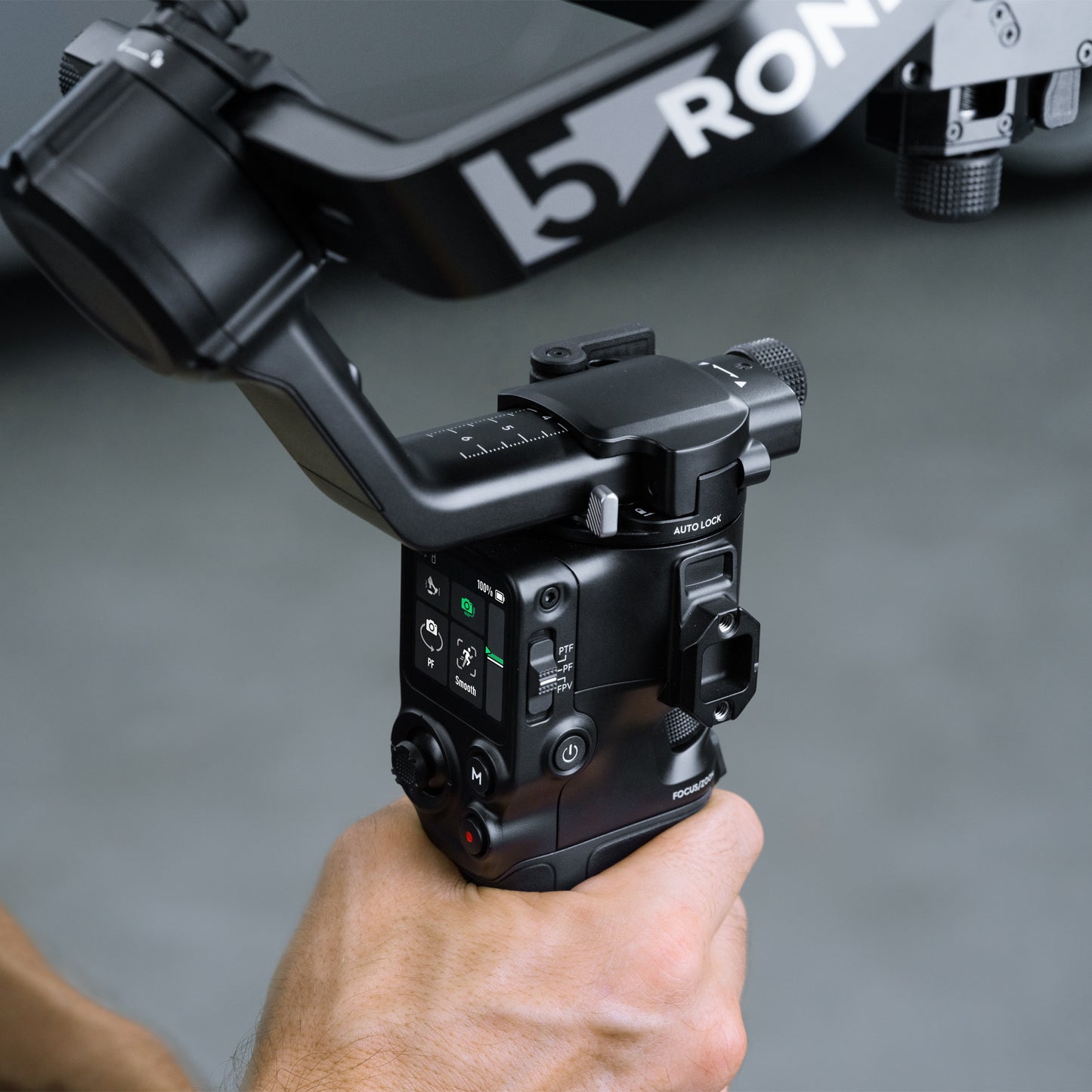 DJI RS 5 - Lightweight Stabilizer | Intelligent Tracking | Up To 3KG Payload | Upgraded Briefcase Handle | Fast Charging