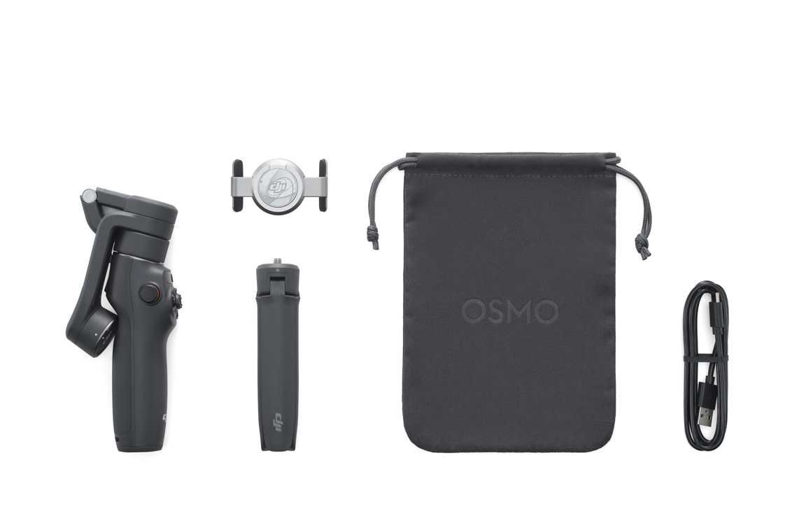 DJI Osmo Mobile 6 - Stabilizer | 3 Axis Stabilization | Built-In Extension Rod | Portable & Foldable | Active Track 5.0