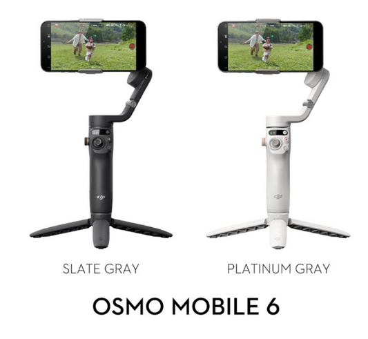 DJI Osmo Mobile 6 - Stabilizer | 3 Axis Stabilization | Built-In Extension Rod | Portable & Foldable | Active Track 5.0