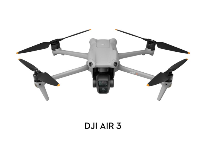 DJI Air 3 - Medium Tele & Wide-Angle Dual Primary Cameras | 46-Min Max Flight Time | Omnidirectional Obstacle Sensing