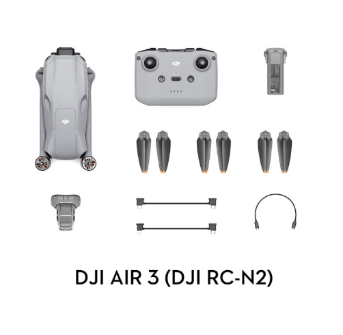 DJI Air 3 - Medium Tele & Wide-Angle Dual Primary Cameras | 46-Min Max Flight Time | Omnidirectional Obstacle Sensing