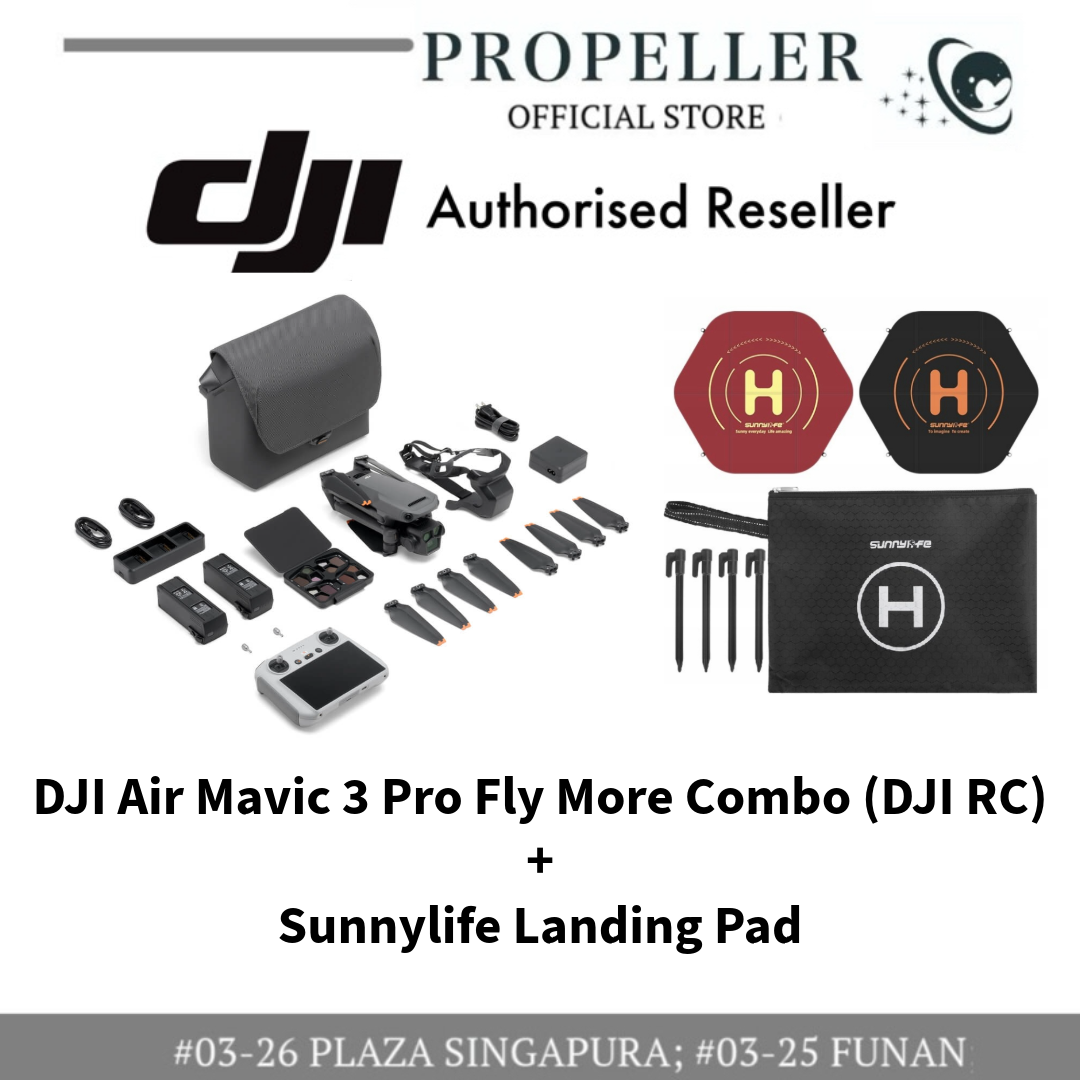 DJI Mavic 3 Pro (Pre-Order) - Camera Drone | Flagship Tri-Camera System | 4/3 CMOS Hasselblad Camera | 43-Min Max Flight Time