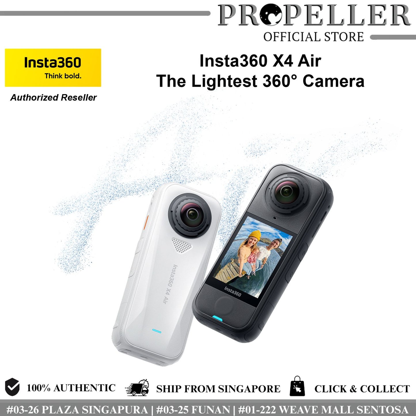 Insta360 X4 Air (PRE-ORDER) - The lightest 8K 360 camera