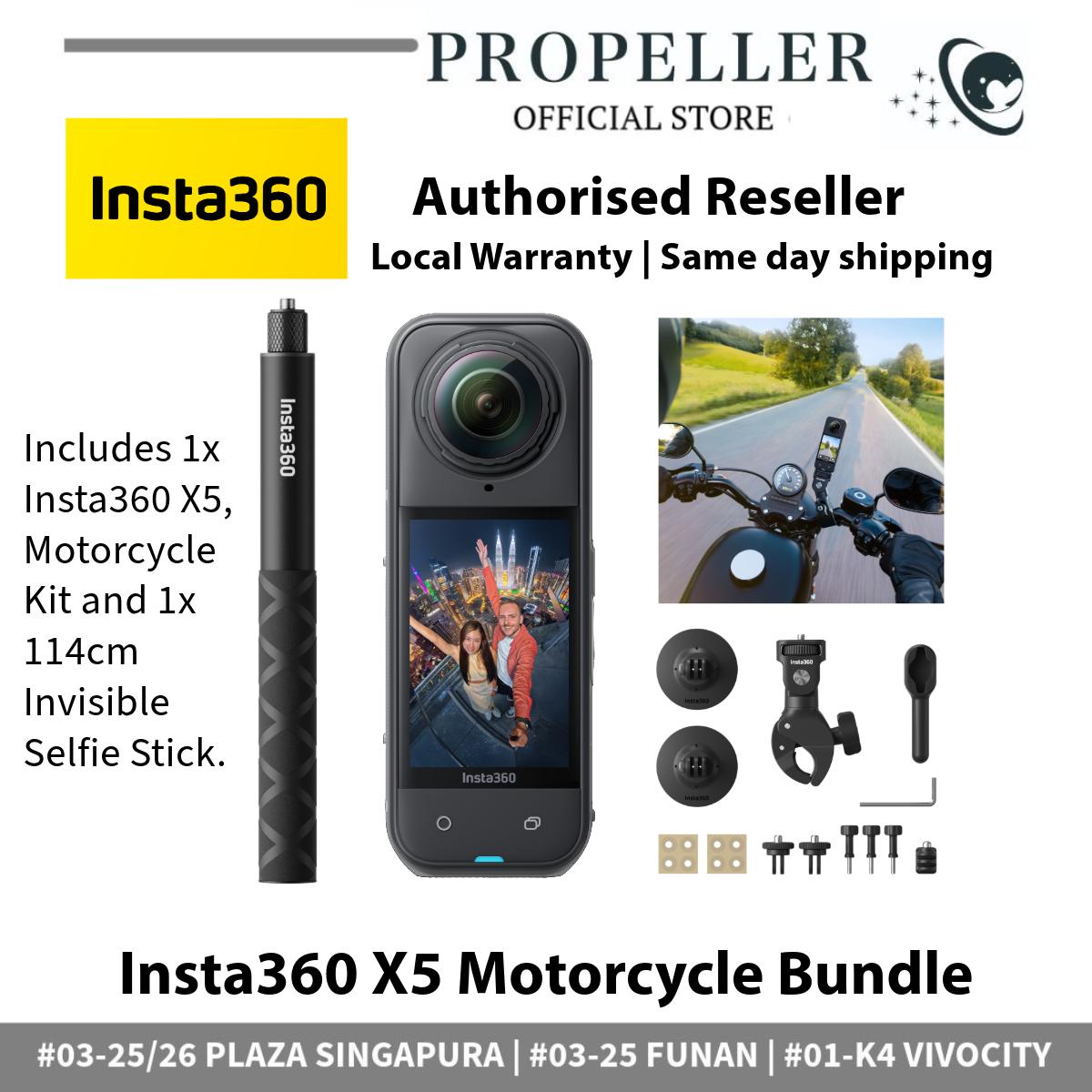 Insta360 X5 - Triple Al Chip | 8K30fps 360° Video with Dual 1/1.28" Sensors | Sports & Vlogging Camera