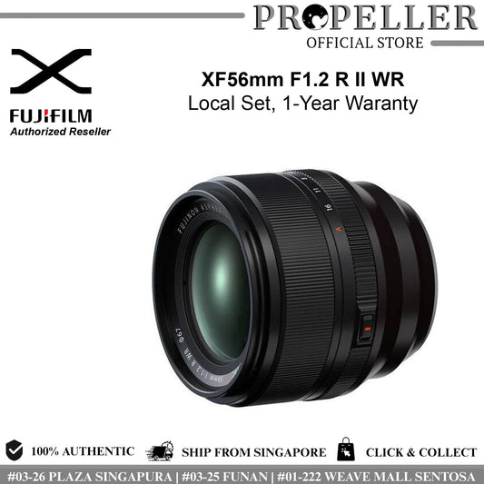 FUJIFILM XF 56mm F1.2 R WR Camera Lenses Local Set 1 Year Warranty