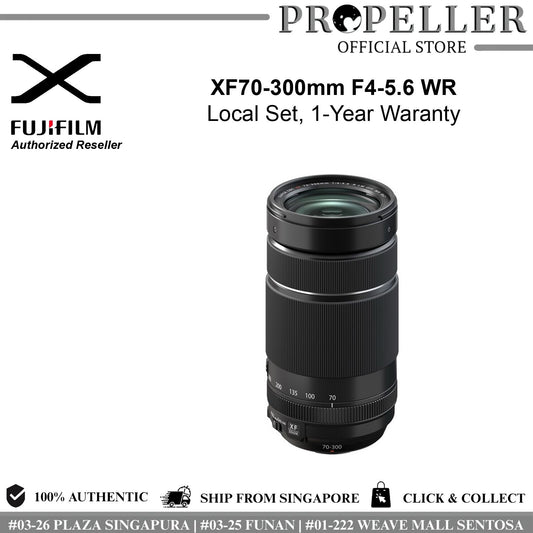 FUJIFILM XF 70-300mm F4-5.6 R LM OIS WR Lens Local Set 1 Year Warranty"