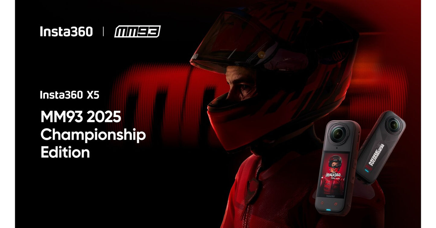 Insta360 X5 - Triple Al Chip | 8K30fps 360° Video with Dual 1/1.28" Sensors | Sports & Vlogging Camera