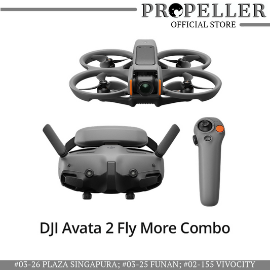 DJI Avata 2/Goggles 3/RC Motion 3 - Improved Image Quality/23 Mins Longer Flight Time/Covered with Comprehensive Safety