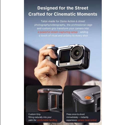PGYTECH Camera Cage For Osmo Action 6
