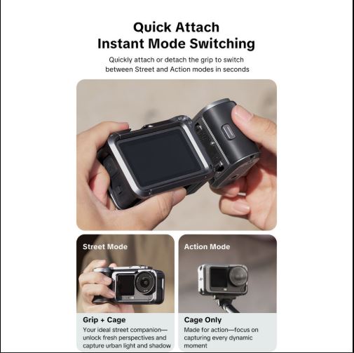 PGYTECH Camera Cage For Osmo Action 6