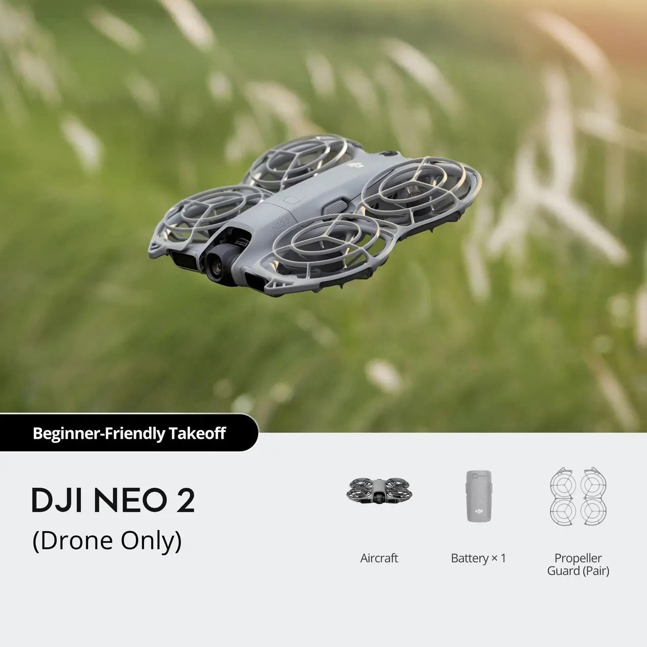 DJI Neo 2 – Compact Smart Drone with 4K Camera, Gesture Control, ActiveTrack & Obstacle Sensing