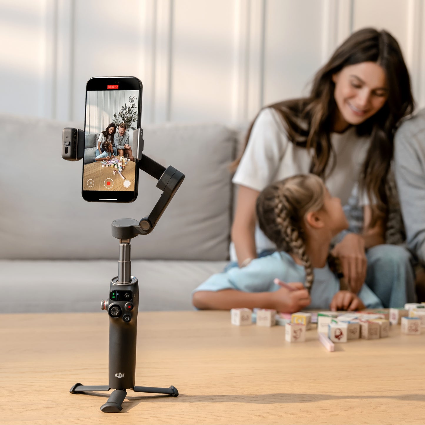 DJI Osmo Mobile 8 Smartphone Gimbal – 3-Axis Stabilizer, 360° Rotation, Lighting & Audio Support