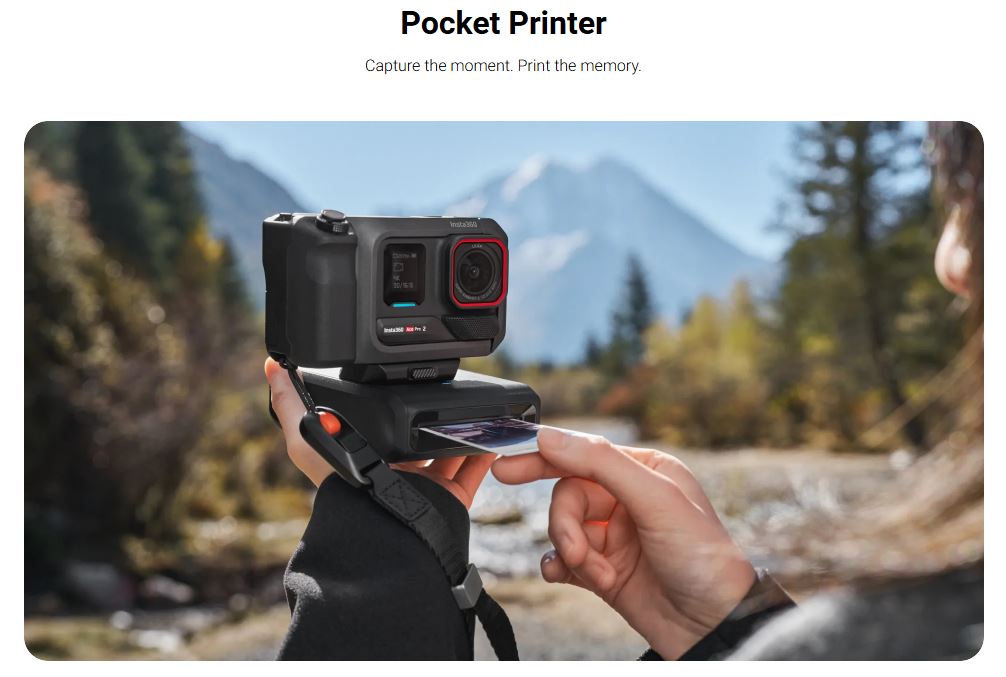 Insta360 Pocket Printer for Insta360 Ace Pro 2