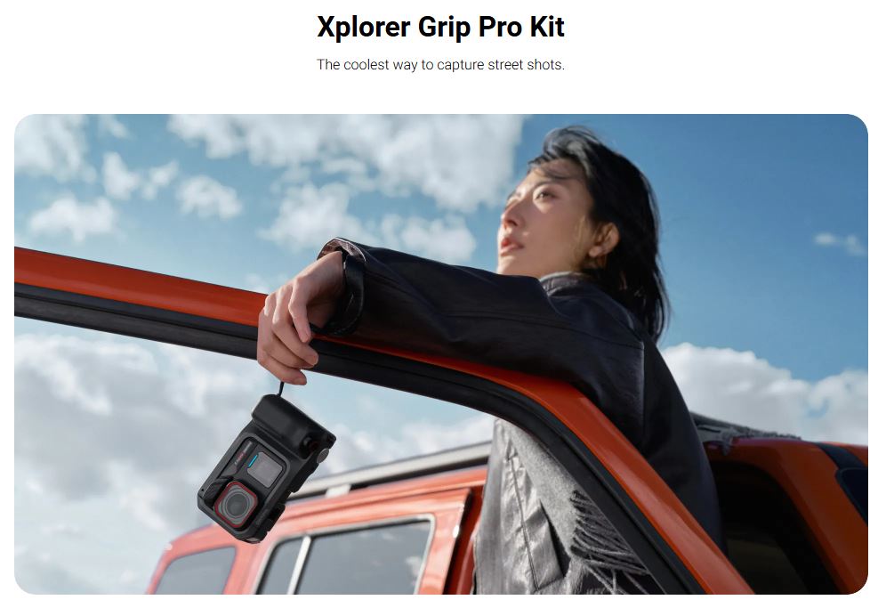 Insta360 Xplorer Grip Pro Kit for Insta360 Ace Pro 2