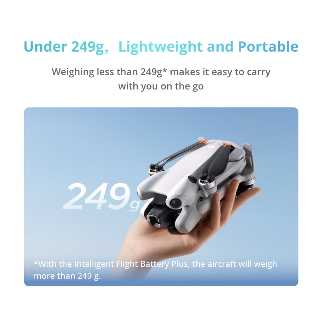 DJI Mini 4 Pro - 4K/60fps HDR True Vertical Shooting | Omnidirectional Obstacle Sensing | ActiveTrack 360°